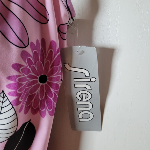 Sirena Pink Floral Swimsuit | One-Piece Simsuit | Size 10 (NWT) - Picture 4 of 9